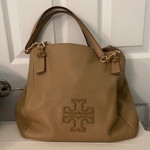 Tory Burch Harper Tote in Vintage Camel